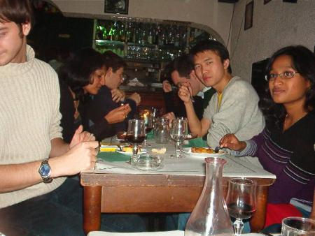 1er diner open bar Wine